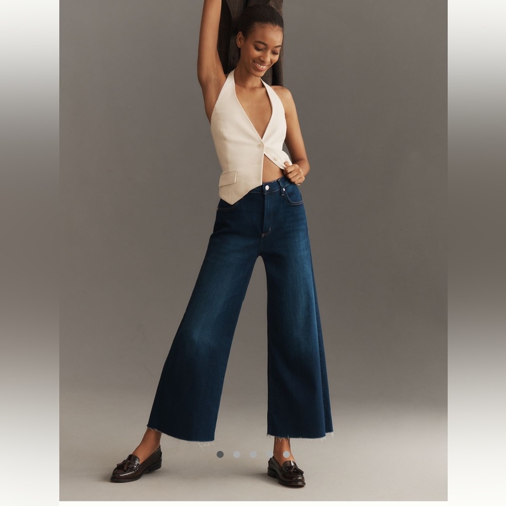 Citizens of Humanity Lyra High Rise Wide Leg Crop Jeans